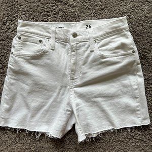 J.Crew White Denim Shorts